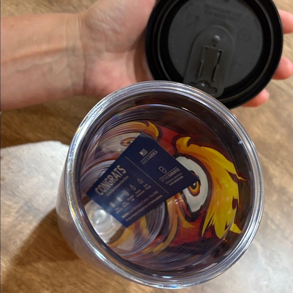 Philadelphia Flyers NHL Mascot GRITTY Tervis Wrap Tumbler 24 oz Lid New NWT - Picture 5 of 5